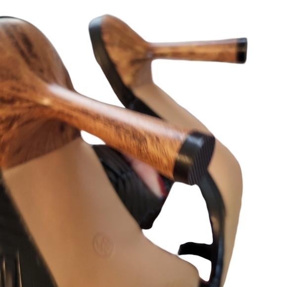 NWOT Women's braided heeled ,6.5 mule,squared open toe slide on - Picture 6 of 13